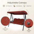kozyard outdoor swing chair thick cushion, high resilience 3.15" thick cushion for patio swing, ultimate comfort for every swing
