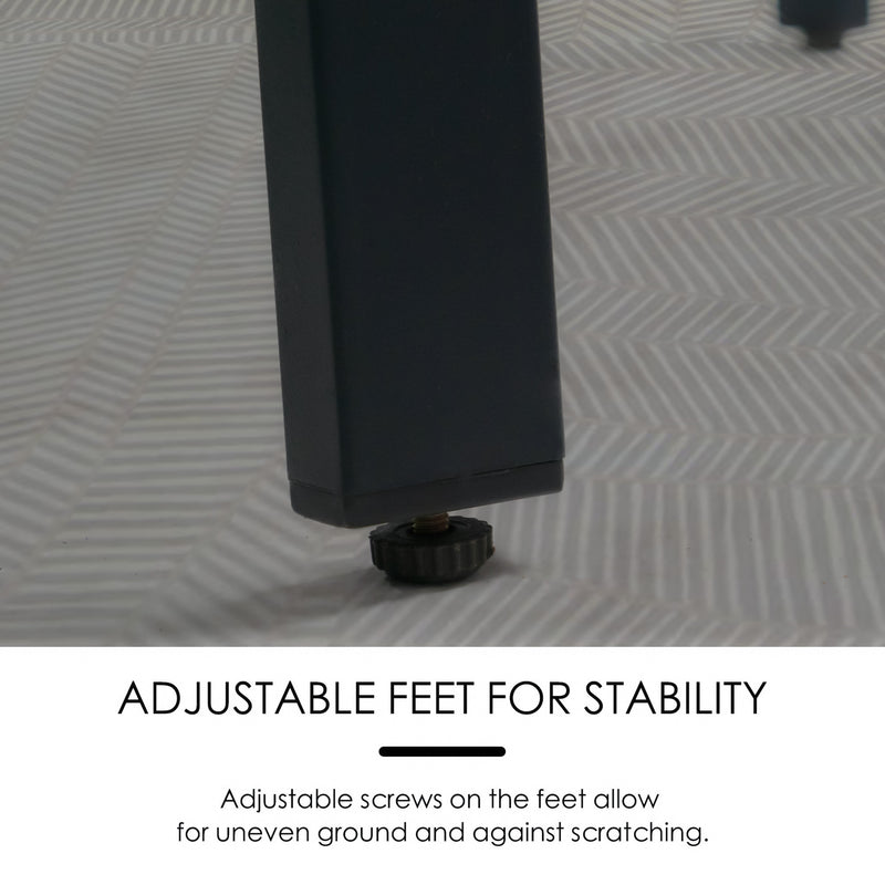 Adjustable Feet for Outdoor Furniture Stability
A close - up of the adjustable foot on a piece of outdoor furniture, showing a screw mechanism that can be adjusted for uneven ground and to prevent scratching. Keywords: adjustable feet, outdoor furniture, stability