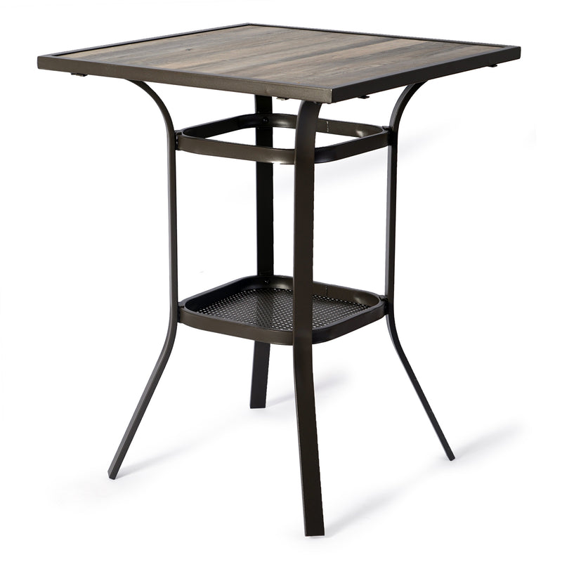 Kozyard Isabella High Swivel Bar Stools/Chair Set for Home Patio, Back Yard, Cafes, Bistro, Restaurants and Chic Bars (5 Options)