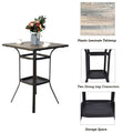KOZYARD Outdoor Table - Features and Design
KOZYARD outdoor table with a plastic laminate tabletop, two strong leg connectors, and storage space, shown with decorative items. Ideal for outdoor use. Keywords: KOZYARD, outdoor table, plastic laminate, leg connectors, storage space

