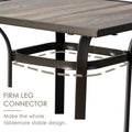 KOZYARD Outdoor Table - Firm Leg Connector Feature
Highlighting the firm leg connector of KOZYARD outdoor table, emphasizing its role in enhancing the table's stability. Keywords: KOZYARD, outdoor table, firm leg connector, stability
