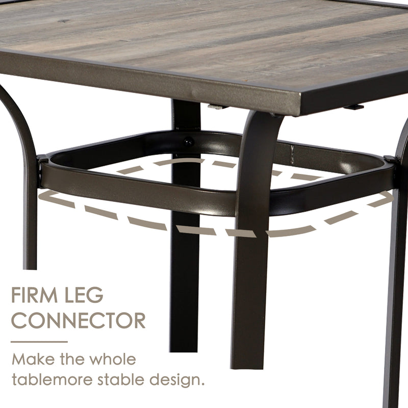KOZYARD Outdoor Table - Firm Leg Connector Feature
Highlighting the firm leg connector of KOZYARD outdoor table, emphasizing its role in enhancing the table's stability. Keywords: KOZYARD, outdoor table, firm leg connector, stability
