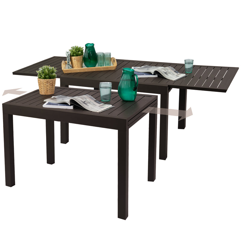 Kozyard Villa Outdoor Patio Dining Table Set -Expandable Dining Table