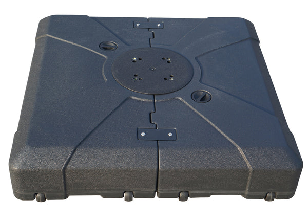 Outdoor Umbrella Base
A dark gray, square - shaped outdoor umbrella base with a central circular area and multiple holes, designed for securing an umbrella pole. Keywords: outdoor umbrella base, umbrella support