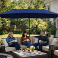 Kozyard Extra Large Patio Umbrella – Oversized Double Canopy for Poolside Patio Shade, Durable Metal Frame & Weather-Resistant Fabric, Ideal for Backyard Outdoor Furniture Sets

