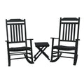 Kozyard High Back Slat Porch Rocking Chair, Solid Wood Rocker for Outdoor Or Indoor Use (7 Colors Options)