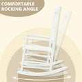 Kozyard wooden rocking chair showcasing a smooth and comfortable rocking angle, crafted from durable wood, ideal for relaxing on patios, porches or garden seating areas.