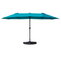 Kozyard Butterfly 15' Outdoor Patio Double-Sided Aluminum Umbrella Crank Base