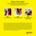  Himalaya Airless Paint Sprayer Setup Guide with Steel Ball Instructions.Guide for Himalaya airless paint sprayer setup, showing steps to unscrew hose, flip sprayer, and push steel ball with a screwdriver for initial use.Himalaya airless paint sprayer, setup guide, steel ball, paint sprayer maintenance, initial use instructions, painting equipment, Red Thunder Inc.





