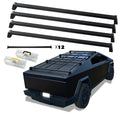 kozyard Tesla Cybertruck Heavy-Duty Bed Rack, 4 Cross Bars & 12 Support Bars, Full Aluminum Construction, Includes Dual Storage Boxes, Max 900 lbs Load Capacity
