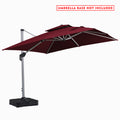 Kozyard Roma cantilever offset umbrella 10'×10' (5 Color Options)