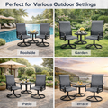 Kozyard Outdoor Seating Set – Versatile Patio Furniture for Various Outdoor Settings (Poolside, Garden, Patio, Terrace), Durable Outdoor Leisure Furniture with Sturdy Metal Frame & Premium Textilene Fabric, Perfect for Outdoor Relaxation Spaces.
