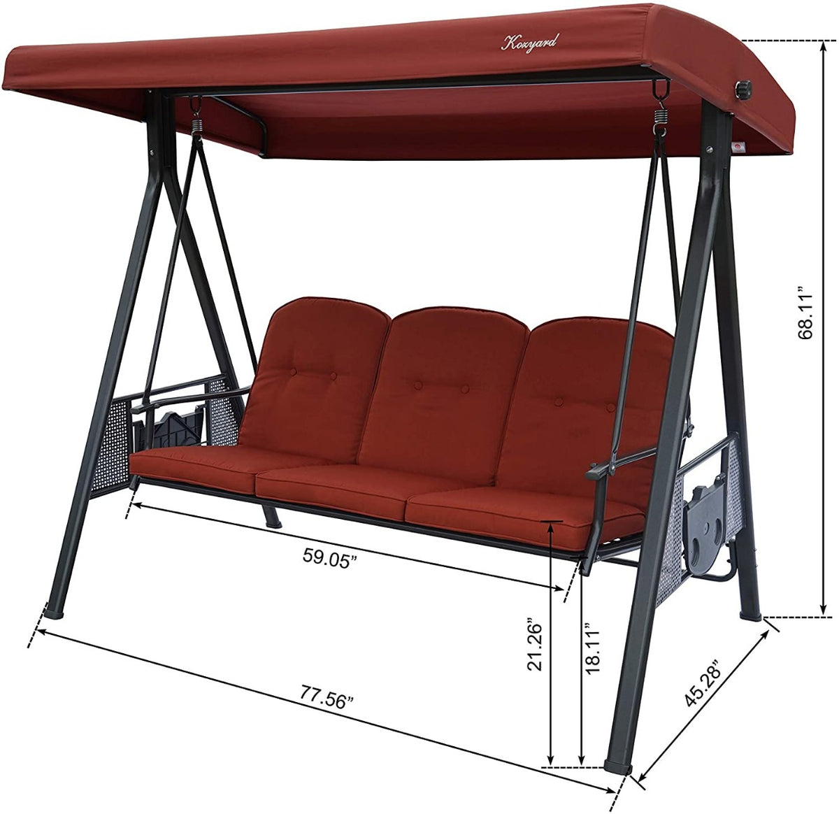 Mainstays carson creek swing online