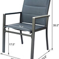 Outdoor Patio Chair with Dimensions
An outdoor patio chair with measurements for height, width, and seat dimensions clearly marked. Keywords: outdoor chair, patio chair, chair dimensions