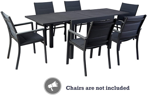 Kozyard Villa Outdoor Patio Dining Table Set -Expandable Dining Table