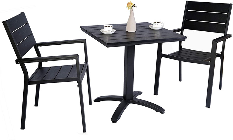 Kozyard Kirk Outdoor Patio Dining Furniture Chair and Table Sets