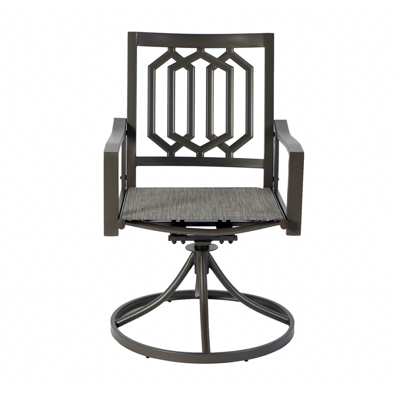 Outdoor metal 2025 swivel rocker chairs