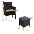 Dimensions of Wicker Outdoor Chair and Side Table
alt text：A diagram displaying the measurements of a wicker outdoor chair and a matching side table, with clear labels for each dimension. Keywords: wicker outdoor furniture, chair dimensions, side table dimensions
