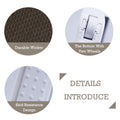 An infographic highlighting the key features of an outdoor lounge bed. It showcases a durable wicker surface, a skid - resistance design, and a bottom with two wheels for easy movement. The text "DETAILS INTRODUCE" emphasizes the focus on these features. Outdoor Lounge Bed: Key Feature Highlights. outdoor lounge bed, durable wicker, skid - resistance design, two - wheel bottom