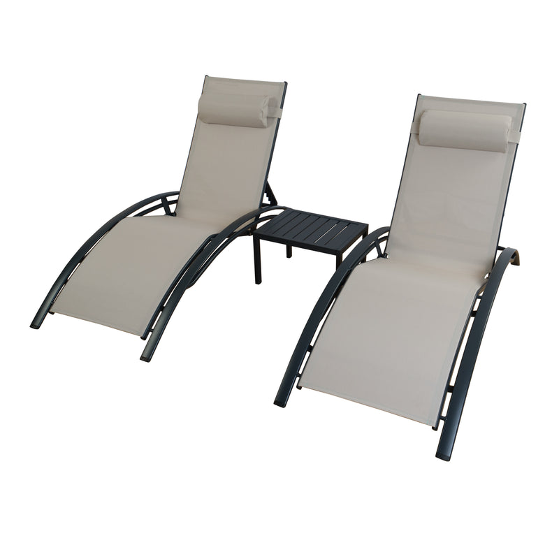 Kozyard KozyLounge Elegant Patio Reclining Adjustable Chaise Lounge（6 Options）