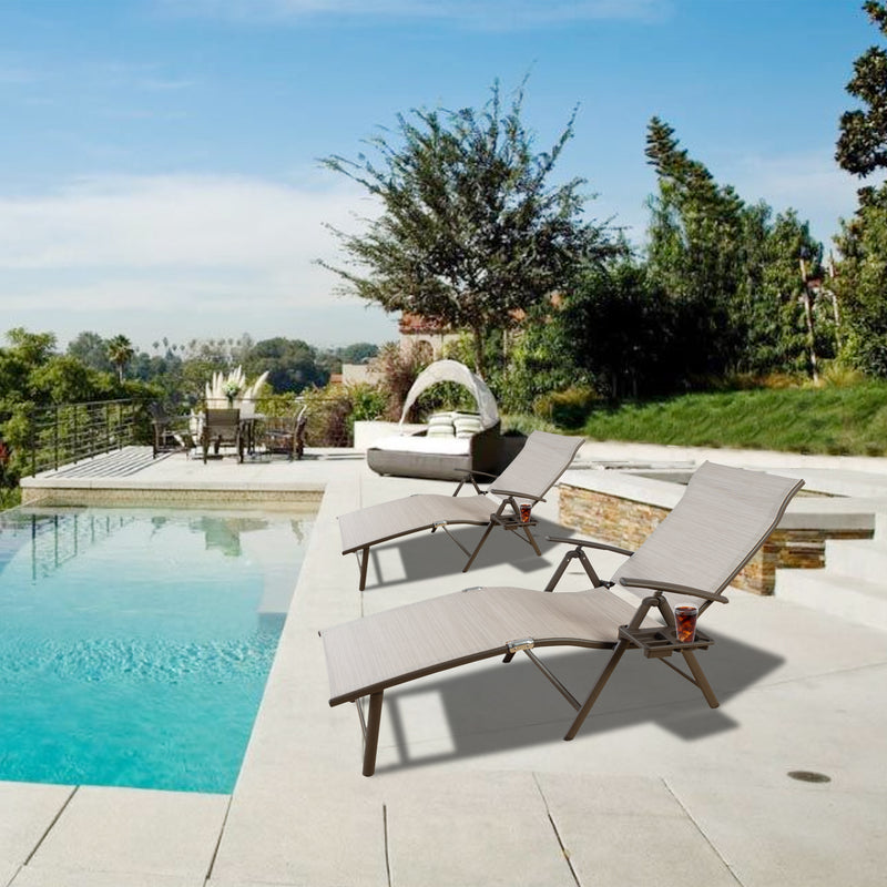 Kozyard reclining chaise lounge chair discount