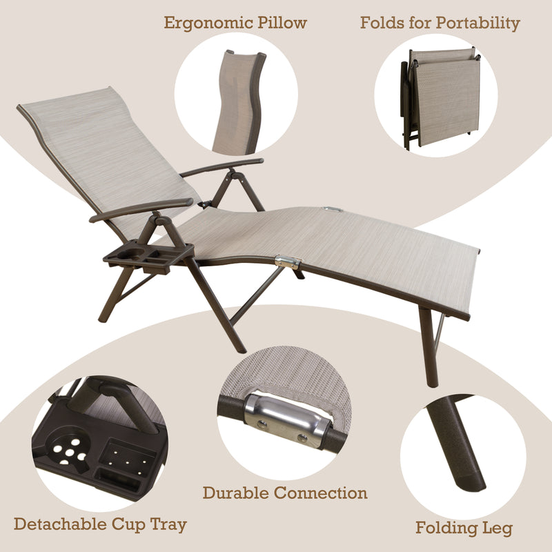 Folding Chaise Lounge