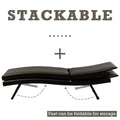 Space - Saving Stackable Lounge Chair
alt text：A stackable lounge chair with foldable feet for easy storage, emphasizing its space - saving design. Keywords: stackable lounge chair, foldable feet, space - saving
