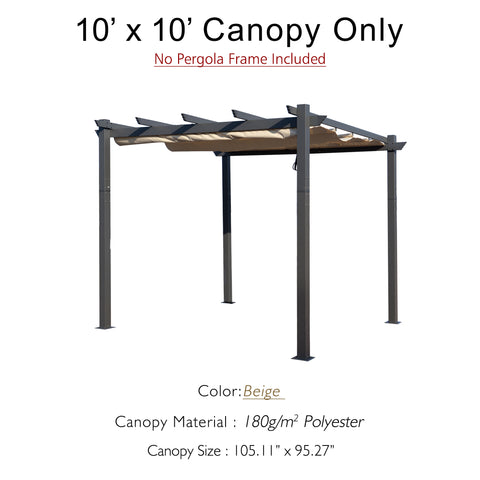 Kozyard 10x10 canopy replacement top made with durable weather-resistant fabric, designed to fit most outdoor gazebos and provide stable shade for patios or backyard spaces.