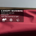 Waterproof Canopy Material for Outdoor Use
material with features like sheltering sun and rain, being waterproof, and having high color fastness to light. Keywords: waterproof canopy, outdoor material, sun and rain protection