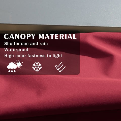 Kozyard Morgan Outdoor 10'x12' Pergola Sun Shade Canopy（4 Color Options）, No return , No refund