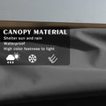 Kozyard Morgan Outdoor 10'x12' Pergola Sun Shade Canopy（4 Color Options）