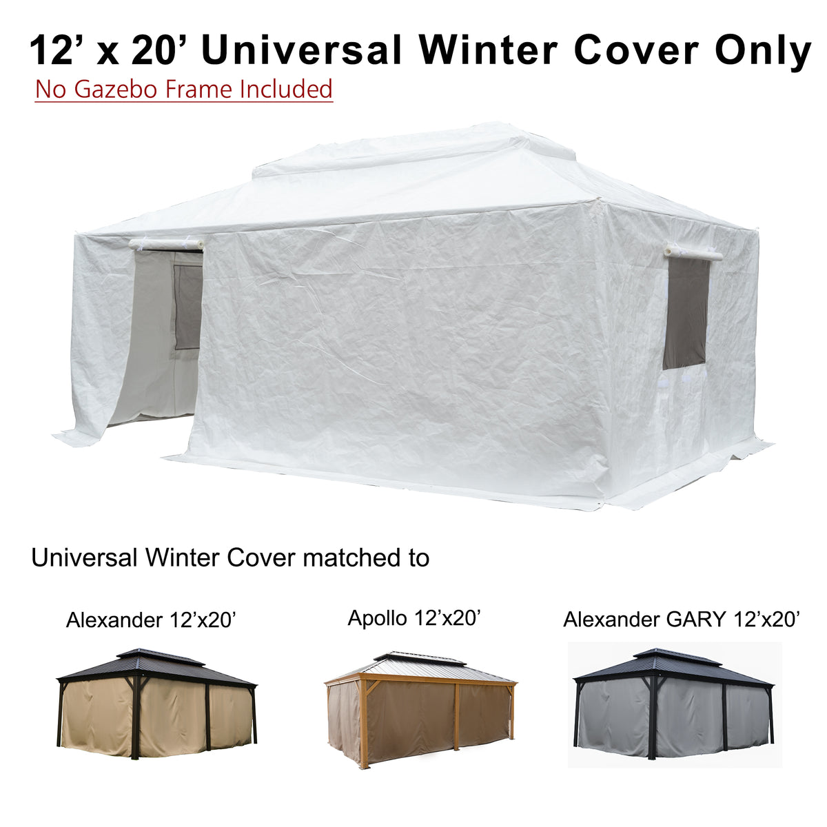 Kozyard Universal Winter Cover (3 Size Options), No return