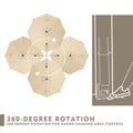 Diagram showing an outdoor umbrella's 360 - degree rotation feature for better shading control. Illustrations include top - down views of umbrellas in various positions and a side - view mechanism with a foot - operated control.
Visual guide of an umbrella's 360 - degree rotation system. The image displays multiple umbrella positions from above and a detailed drawing of the rotation mechanism's operation.“Outdoor Umbrella: 360 - Degree Rotation for Optimal Shading”
