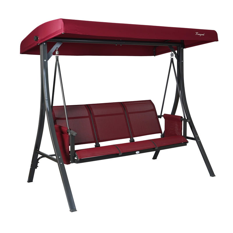 Hd designs outdoors san jose 3 seat swing cheap