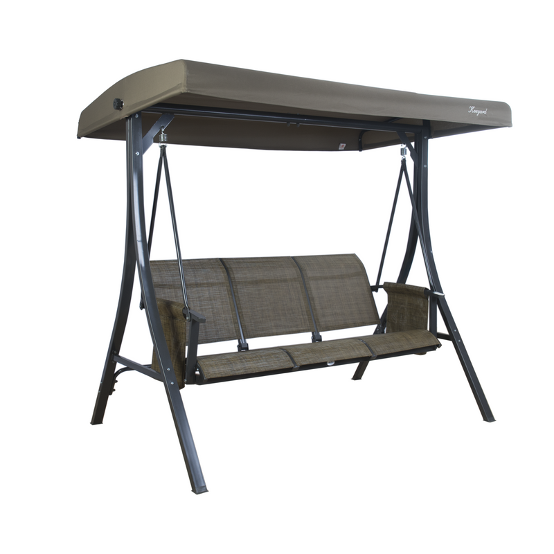 Kozyard Brenda 3 Person Outdoor Deluxe Patio Swing- Only Canopy Fabric (Beige, Red, Taupe, Grey)  Beige color is Pre-order, shipment is end of April.