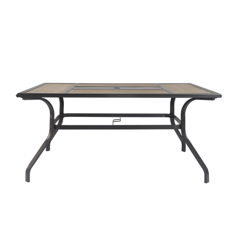 Outdoor Patio Table with Polywood and Metal Frame
An outdoor patio table featuring a polywood top and a black metal frame. Keywords: outdoor table, patio furniture, polywood top, metal frame
