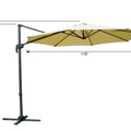 A side - view diagram of a beige cantilever patio umbrella with precise measurements. The height from the base to the top of the pole is 100.4 inches, the height from the base to the connection point of the canopy is 96.7 inches, and the width of the canopy is 116 inches. Beige Cantilever Patio Umbrella: Detailed Dimensions. Outdoor Offset Umbrella: Size Specifications in Inches. beige patio umbrella, cantilever umbrella, outdoor umbrella, umbrella dimensions, 100.4 - inch height, 96.7 - inch height, 116'