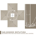 Title: 360-Degree Rotating Patio Umbrella for Easy Shading Control
Alt Text: Diagram of a patio umbrella with 360-degree rotation feature, showing canopy movement and foot pedal for easy shading control.
Keywords: 360-degree patio umbrella, rotating outdoor umbrella, easy shading control, adjustable patio shade, outdoor umbrella rotation, garden shade, patio decor