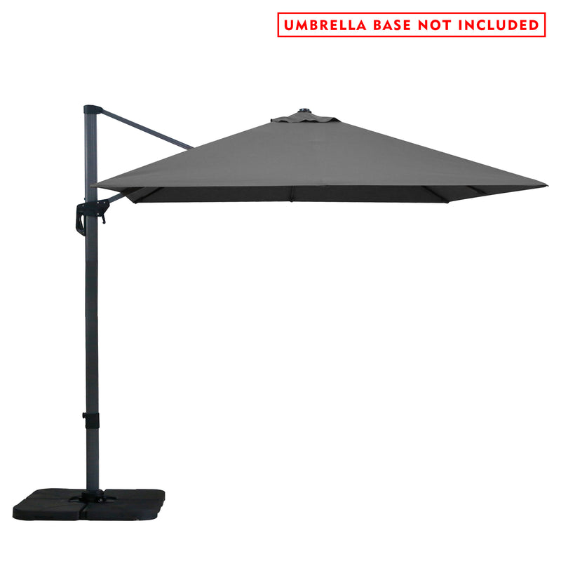 Kozyard Square Cantilever Umbrella 10ft × 10ft (4 Color Options)