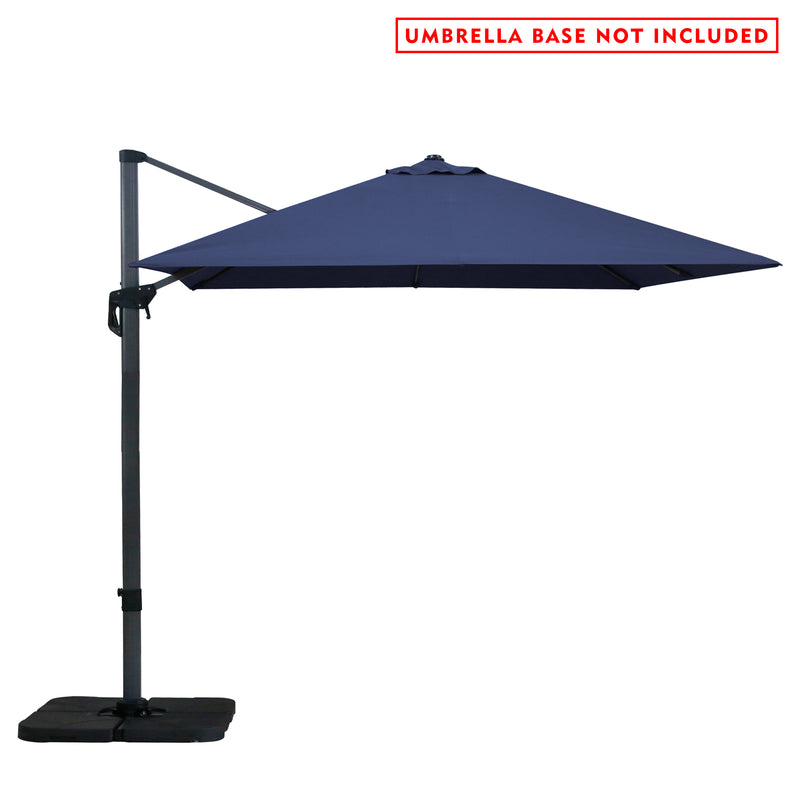 Kozyard Square Cantilever Umbrella 10ft × 10ft (4 Color Options)