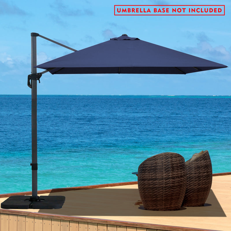 Kozyard Square Cantilever Umbrella 10ft × 10ft (4 Color Options)