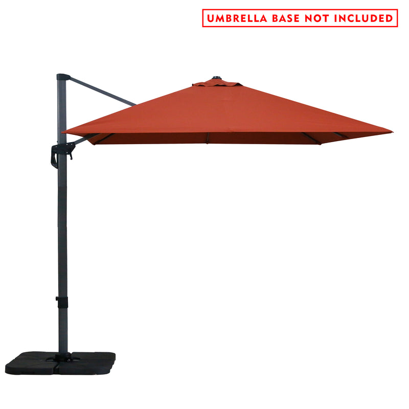 Kozyard Square Cantilever Umbrella 10ft × 10ft (4 Color Options)