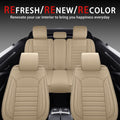 Title: Refresh Your Car Interior with Beige Seat Covers for Daily Happiness
Alt Text: Beige car seat covers on front and rear seats, showcasing a refreshed and renewed interior for enhanced comfort and style.
Keywords: car seat covers, beige interior, car interior refresh, automotive accessories, seat cover renewal, car comfort, stylish car seats