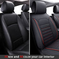 Car Interior Recolor Seat Covers (Black/Beige) - Renew worn seats with microfiber leather covers (black/beige options), stylish, durable, perfect for refreshing your car cabin’s appearance