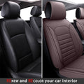 Car Interior Recolor Seat Covers (Black/Beige) - Renew worn seats with microfiber leather covers (black/beige options), stylish, durable, perfect for refreshing your car cabin’s appearance