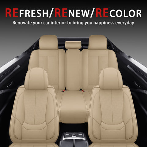 Car Interior Refresh with Beige Seat Covers
Beige car seat covers for a full interior renewal, enhancing the look of your vehicle. Keywords: car interior renovation, beige seat covers, car seat upgrade
