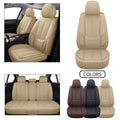 Multi - colored Car Seat Covers for a Stylish Interior
Car seat covers shown in beige, along with other color options like brown and black. Ideal for upgrading vehicle interiors. Keywords: car seat covers, multiple colors, interior upgrade
