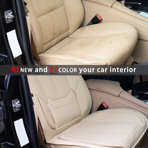 Car Interior Renewal with Seat Covers
Before - and - after comparison of car seats showing how seat covers can renew and recolor the interior. Keywords: car seat cover upgrade, interior renewal, car interior transformation