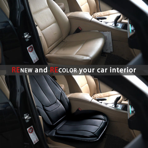 TOMIC Nephele Waterproof Faux Leather Auto Seat Cover (Protector) Full Set, Universal Car Accessories Fit for Most Sedans SUV Pick-up Truck(3 Color Options)