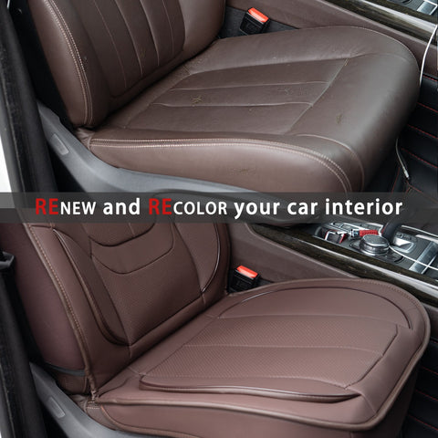 TOMIC Nephele Waterproof Faux Leather Auto Seat Cover (Protector) Full Set, Universal Car Accessories Fit for Most Sedans SUV Pick-up Truck(3 Color Options)